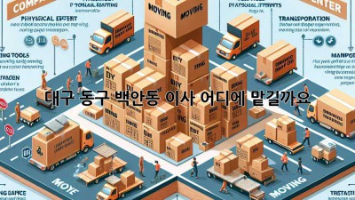 대구 동구 백안동 이사, 어디에 맡길까요?